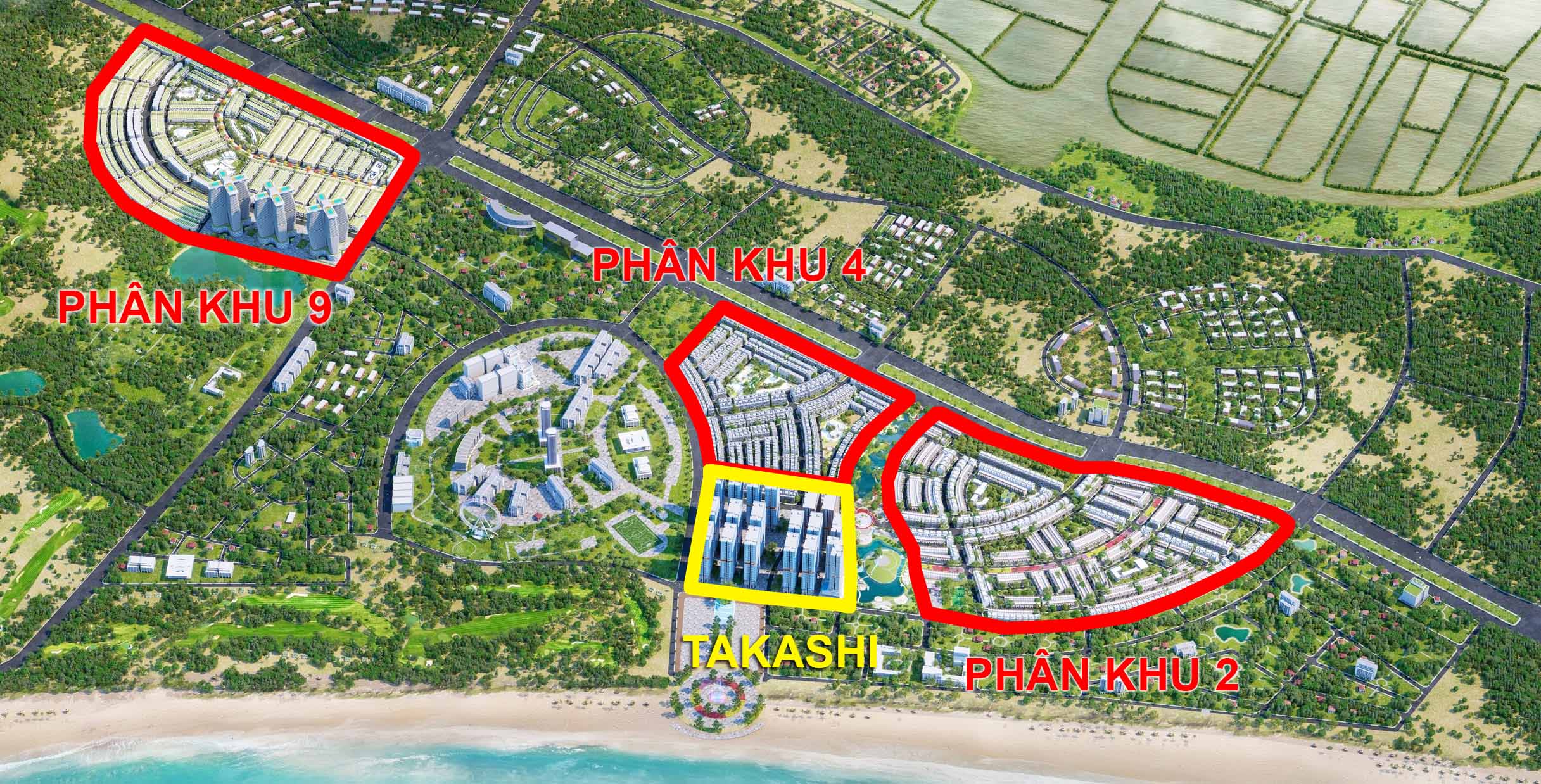 Vị trí dự án Nhơn Hội New City PK2