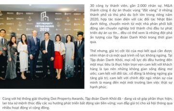 Tập đoàn Danh Khôi nhận 2 giải thưởng Quốc Tế