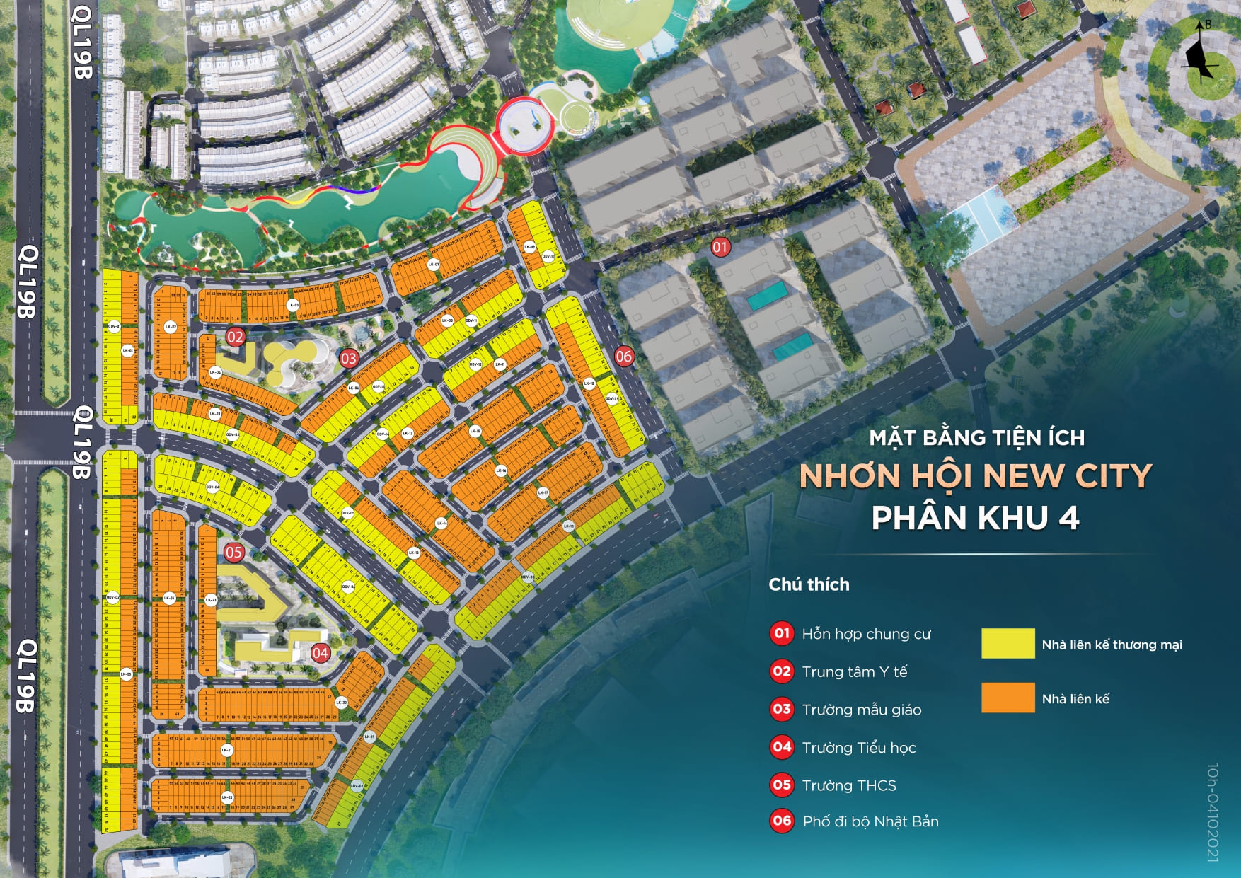 Phân Khu 4 dự án Nhơn Hội New City