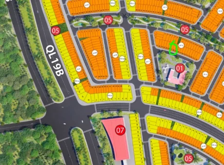 BÁN LÔ ĐẤT LK12 – PHÂN KHU 2, NHƠN HỘI NEW CITY – GIÁ CHỈ 1,7 TỶ