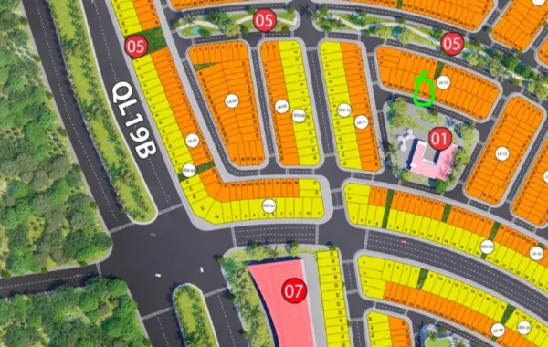 BÁN LÔ ĐẤT LK12 – PHÂN KHU 2, NHƠN HỘI NEW CITY – GIÁ CHỈ 1,7 TỶ