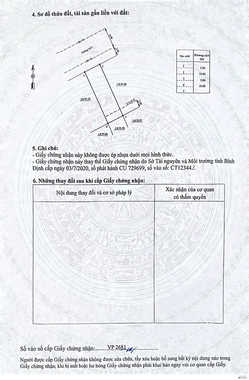 CHỦ BÁN GẤP LÔ LK39-59 – PHÂN KHU 9 NHƠN HỘI NEW CITY