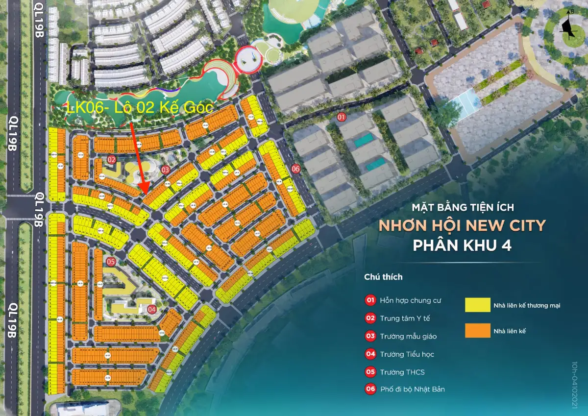 Bán Lô Đất Lk06-02 Phân Khu 4 Đối Diện Trường Học Đã Có Sổ